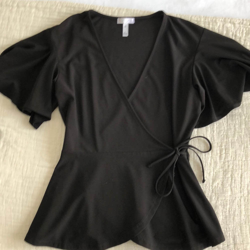 Cute black dressy top